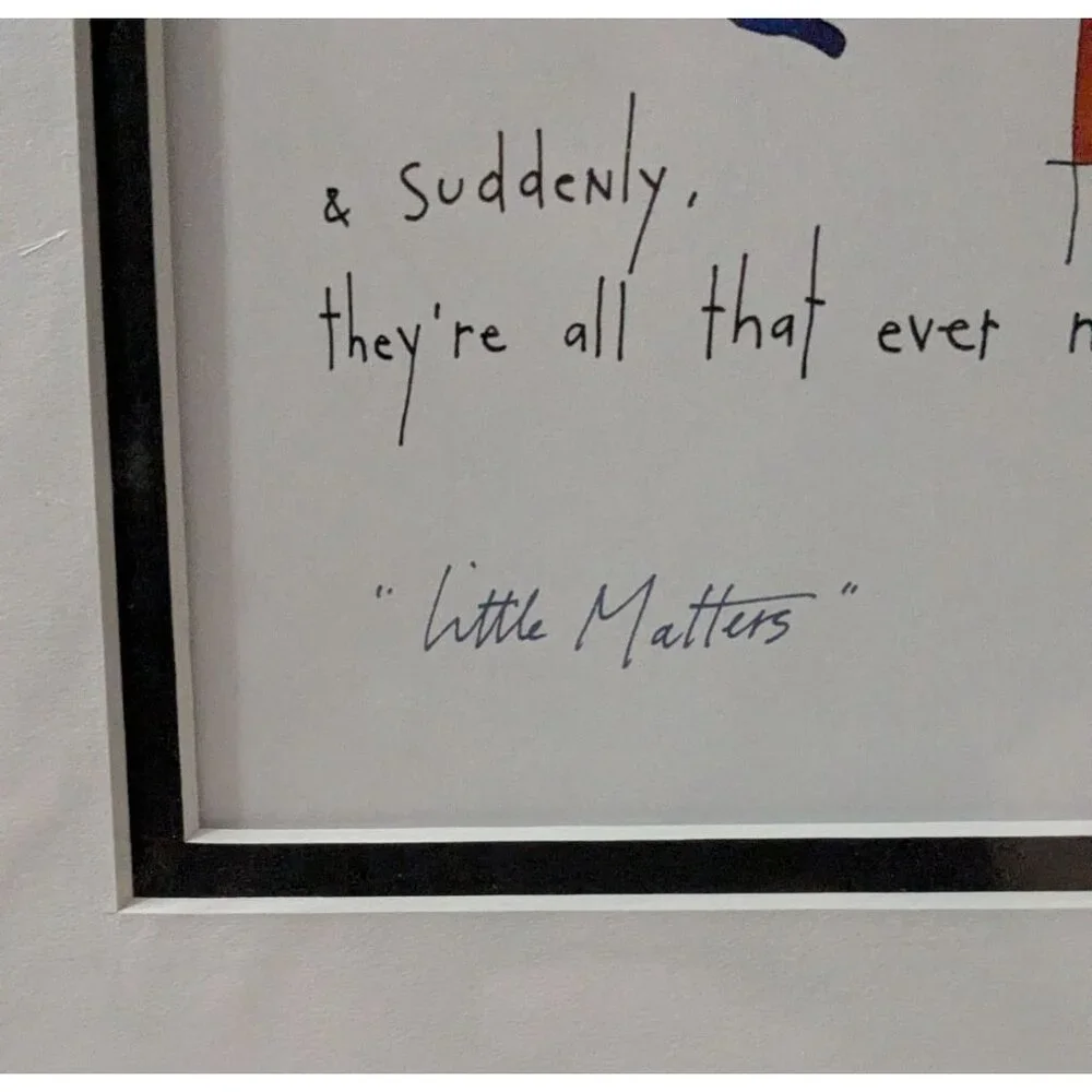 Brian Andreas "Little Matters" Framed Print 11" x 14" - Picture 5 of 13